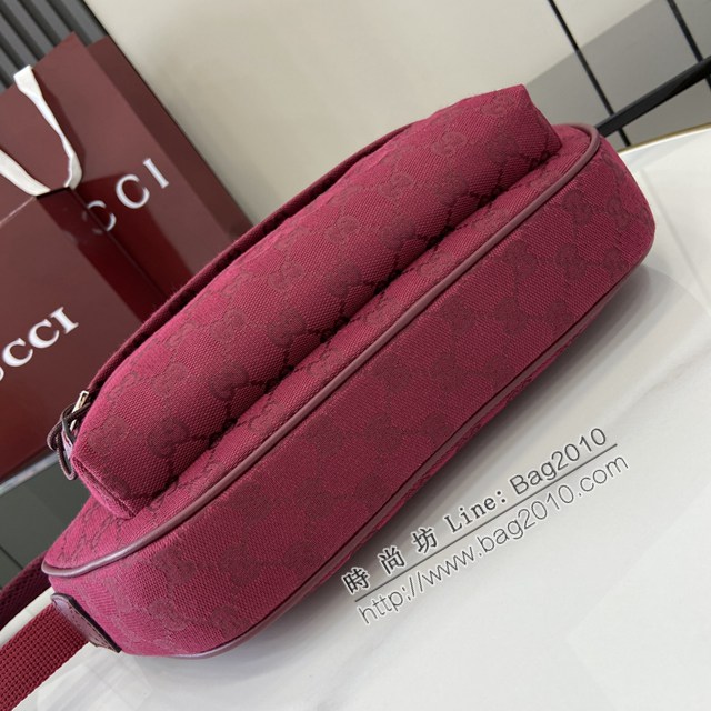 Gucci專櫃古馳最新款2025早春男士包袋系列腰包挎包 jh2797型號：802096